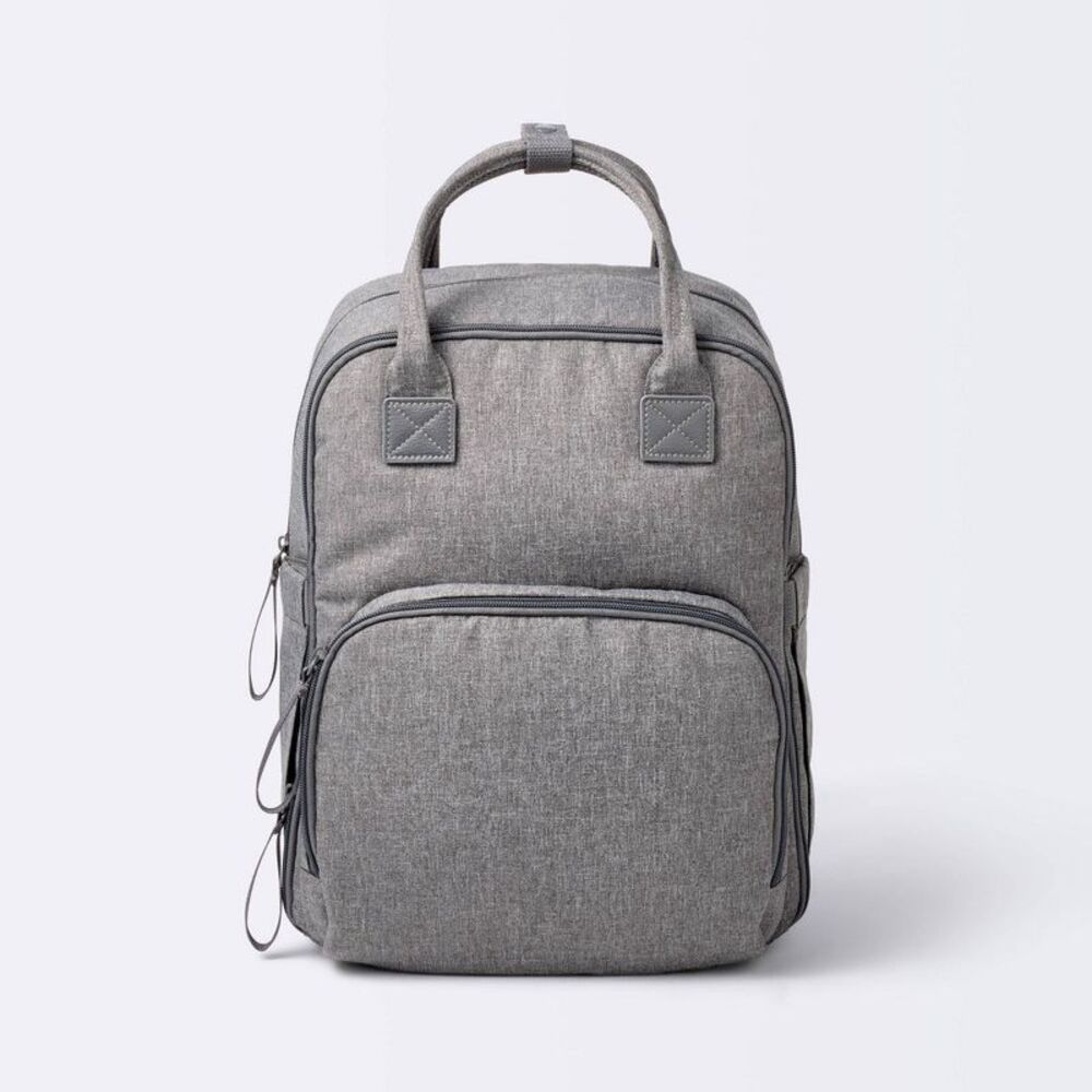 Cloud Island - Cargo Diaper Backpack - Gray - Cloud Island Gray